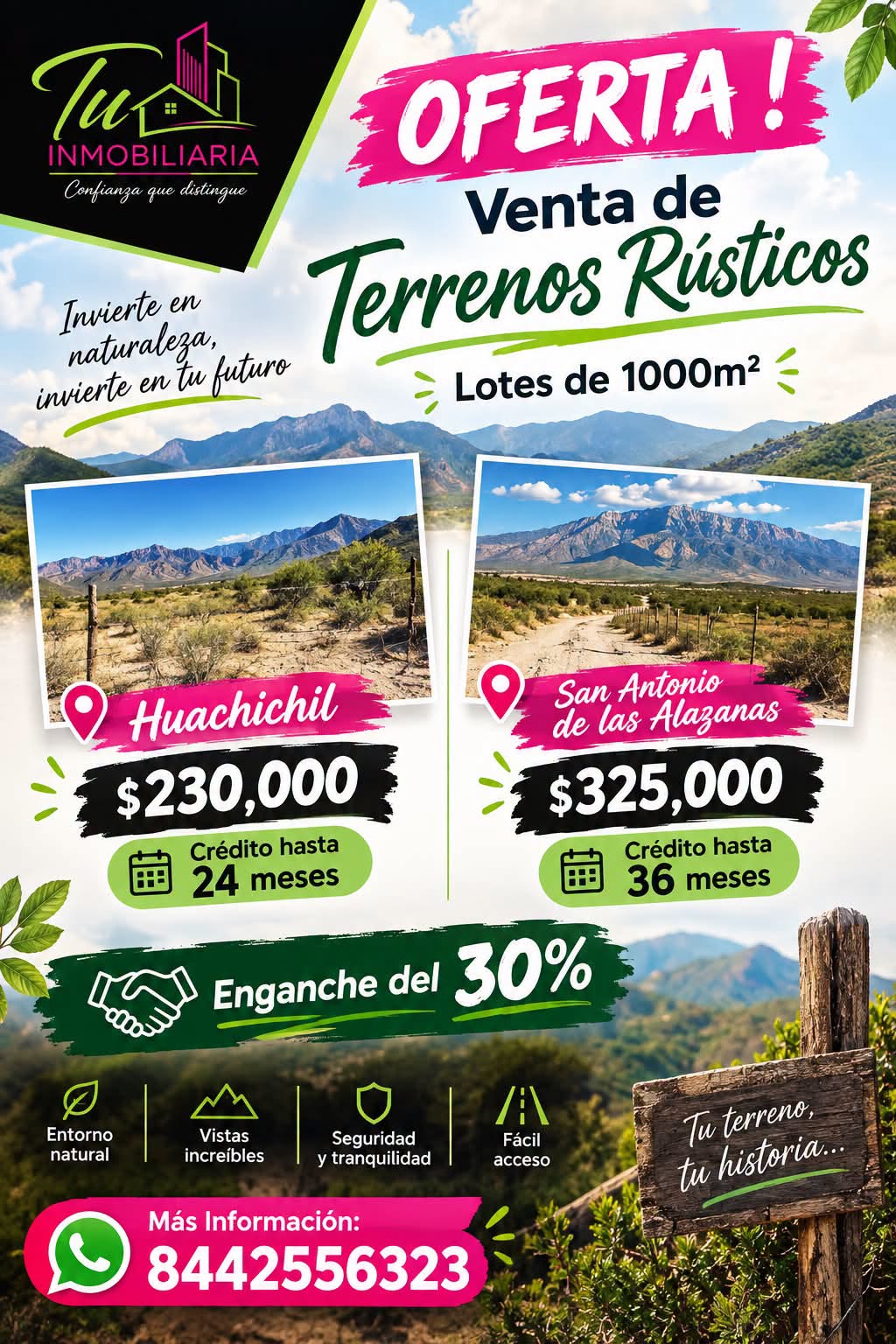 Lotes campestres en venta en el Huachichil, Arteaga, Coahuila — foto 1 de 1